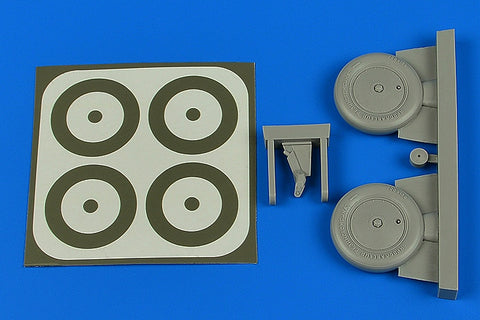 Aires 2225 1/32 I-153 Wheels & paint masks (For ICM)