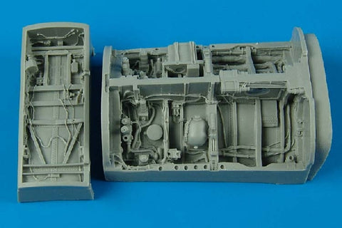 Aires 4384 1/48 Mitsubishi F-2A/B wheel bays (For HASEGAWA)