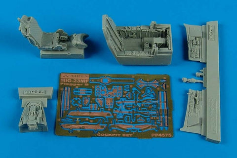 Aires 4575 1/48 MiG-23MF Flogger B cockpit set (For TRUMPETER)