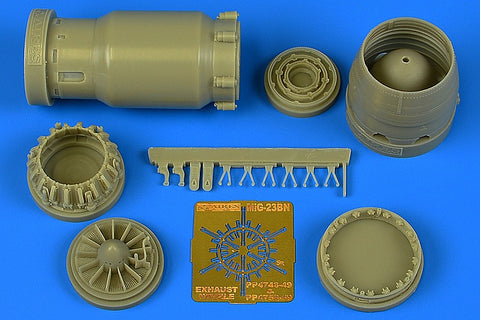 Aires 4759 1/48 MiG-23BN late exhaust nozzle - opened (For TRUMPETER)