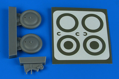 Aires 4869 1/48 K5Y Willow wheels & paint masks (For OTAKI)