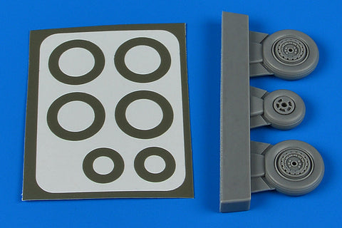 Aires 4906 1/48 MiG-17 wheels & paint masks (For AMMO)
