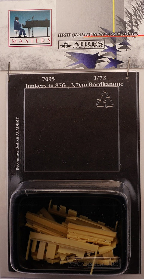 Aires 7095 1/72 Ju 87G  2 x 3,7 cm Bordkanone pods (For ACADEMY)