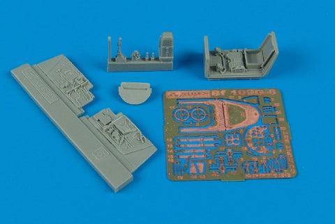 Aires 7156 1/72 Bf 109G-6 cockpit set (For FINE MODELS)