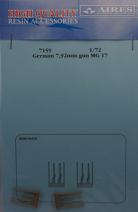 Aires 7159 1/72 German 7,92mm guns MG 17