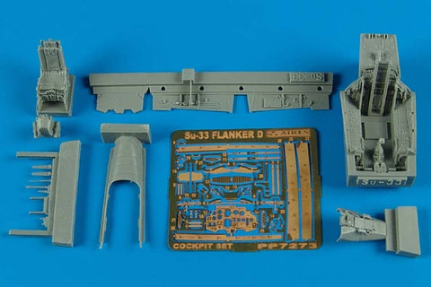 Aires 7273 1/72 Su-33 Flanker D cockpit set (For HASEGAWA)