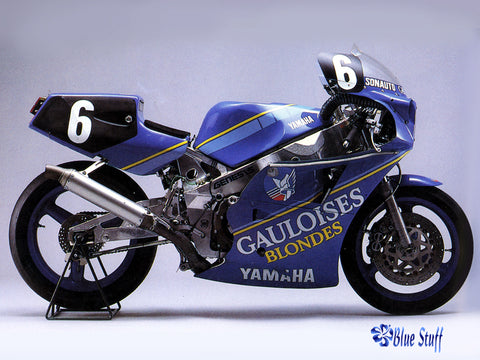 Blue Stuff BS 12-001 1/12 YAMAHA FZR750 "Gauloises" Bol d'or 1985 - 1/12 Decals Fujimi Bike-5 141312