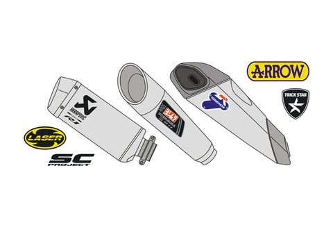 Blue Stuff BS 12-017 1/12 EXHAUST Logos 1/12 Decals 1/12 bikes