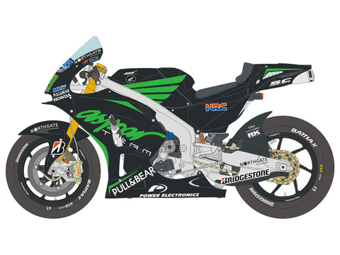 Blue Stuff BS 12-035 1/12 HONDA RC213V Team Aspar 2015 - 1/12 Decals TAMIYA 14130