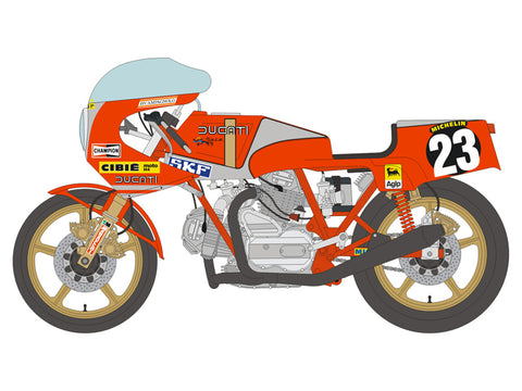 Blue Stuff BS 12-043 1/12 DUCATI 900 NCR Racer - 1/12 Decal TAMIYA 14022
