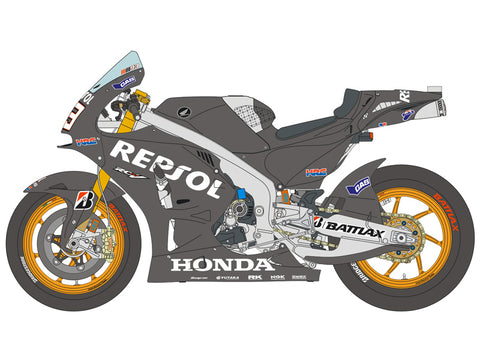 Blue Stuff BS 12-044 1/12 HONDA RC213V Test 2014 - Marquez / Pedrosa / Stoner - 1/12 Decals TAMIYA 14130