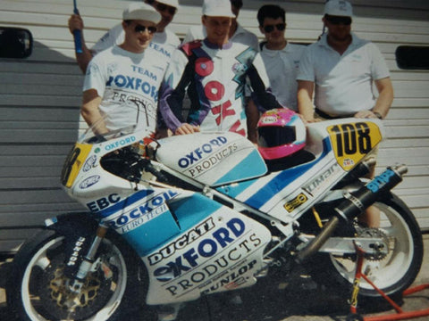 Blue Stuff BS 12-048 1/12 DUCATI 888 OXFORD Products Daytona 200 AMA 92' / Steve HISLOP - 1/12 Decals TAMIYA 14063