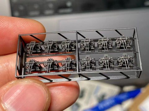 Bunker Studio IJN35004XS 1/350 IJN Type96 25mm Twin AA Gun LPR Sight (Late Type )