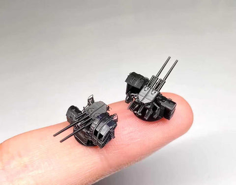 Bunker Studio IJN35008 1/350 IJN Type89 127mm Twin AA Gun(with Cover)