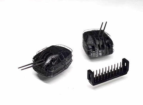 Bunker Studio IJN35034 1/350 IJN Type98 100mm/65 AA Guns B(SUPER YAMATO/Akizuki-class)