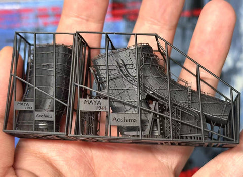 Bunker Studio IJN35124A 1/350 IJN MAYA Smokestacks(1944)