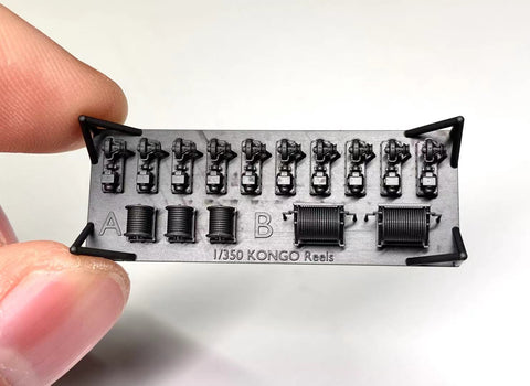 Bunker Studio IJN35182 1/350 IJN KONGO Reels & Deck Winch Set