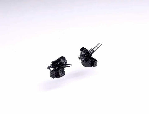 Bunker Studio IJN70008 1/700 IJN Type89 127mm Twin AA Gun(with Cover)