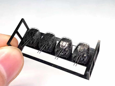Bunker Studio IJN70034 1/700 IJN Type98 100mm/65 AA Guns B(SUPER YAMATO/Akizuki-class)