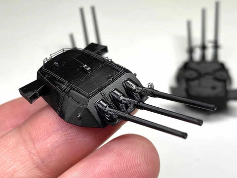 Bunker Studio IJN70108 1/700 YAMATO 460mm Triple Gun Turret x3(1941)