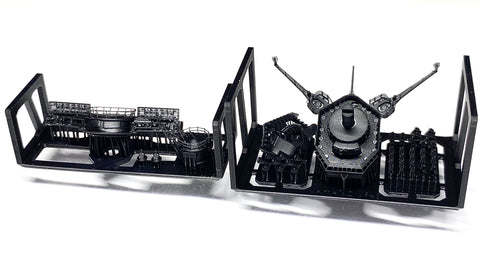Bunker Studio IJN70112 1/700 YAMATO Tower Bridge & 15M Rangefinder & Equipments 1945