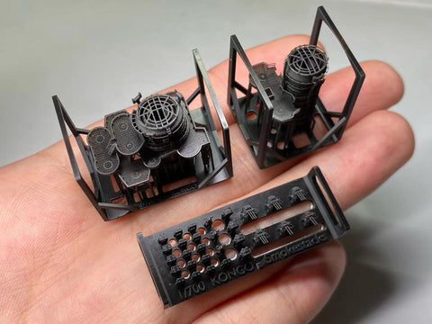 Bunker Studio IJN70164 1/700 IJN KONGO Smokestacks & Equipments 1944