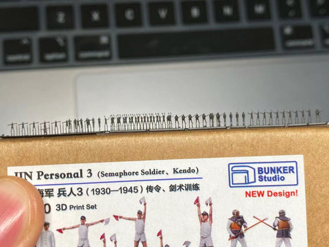 Bunker Studio IJN70703 1/700 IJN Personnel 3