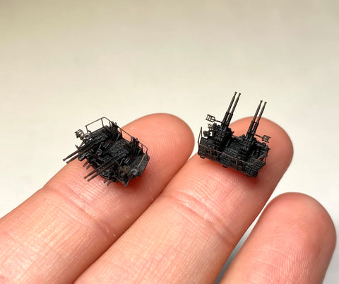 Bunker Studio WS35017 1/350 USN 40mm Quad Bofors  Gun(Early)