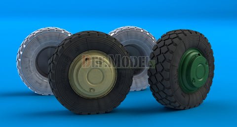 DEF Model DW35053 1/35 Dingo 2 ATF Sagged Wheel set (for Revell 1/35)