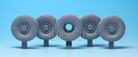 DEF Model DW35054 1/35 US Army M-ATV 'Big' Sagged Wheel set (for Panda 1/35)