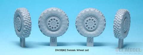 DEF Model DW35062 1/35 German LGS Fenneck Sagged Wheel set (for Trumpeter 1/35)