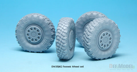 DEF Model DW35062 1/35 German LGS Fenneck Sagged Wheel set (for Trumpeter 1/35)