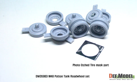 DEF Model DW35063 1/35 US M48 MBT Series Road wheel set (for Dragon 1/35)