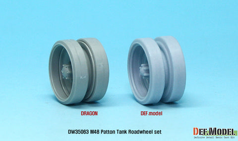 DEF Model DW35063 1/35 US M48 MBT Series Road wheel set (for Dragon 1/35)