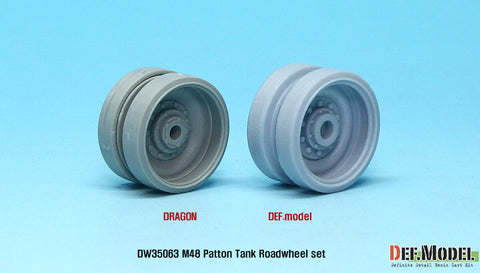 DEF Model DW35063 1/35 US M48 MBT Series Road wheel set (for Dragon 1/35)