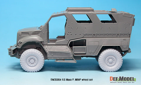 DEF Model DW35064 1/35 US MRAP M-pro Sagged wheel set (for Kinetic 1/35)