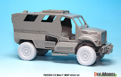 DEF Model DW35064 1/35 US MRAP M-pro Sagged wheel set (for Kinetic 1/35)