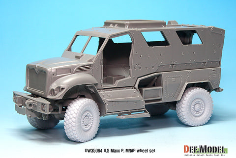 DEF Model DW35064 1/35 US MRAP M-pro Sagged wheel set (for Kinetic 1/35)