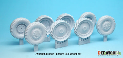 DEF Model DW35065 1/35 French Panhard EBR Wheel set (for Hobbyboss 1/35)