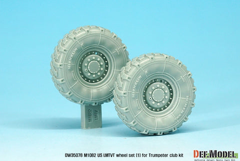DEF Model DW35078 1/35 US M1082 LMTVT Mich. Sagged Wheel set-1 (for Trumpeter 1/35)