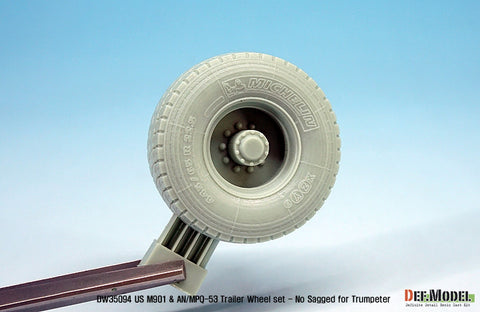 DEF Model DW35094 1/35 US MIM-104 M901 & AN/MPQ-53 Wheel set - No sagged (for Trumpeter 1/35)