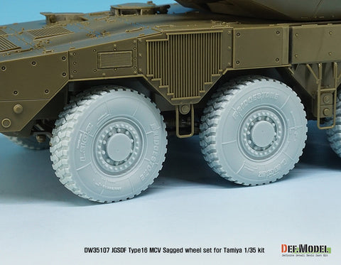 DEF Model DW35107 1/35 JGSDF Type-16 MCVSagged wheel set ( for Tamiya 1/35)