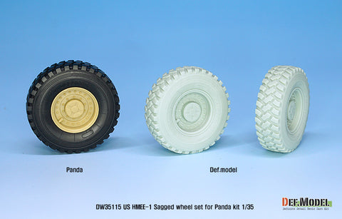 DEF Model DW35115 1/35 US HMEE-1 Tracktor Sagged wheel set ( for Panda 1/35)