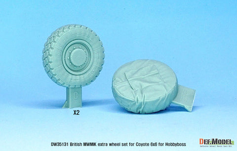 DEF Model DW35131 1/35 UK MWMIK extra sagged wheel set for 6x6 coyate ( for Hobbyboss 1/35)