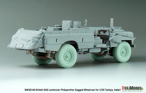 DEF Model DW35140 1/35 British SAS Landrover Pinkpanther wheel set (for Tamiya/italeri 1/35)