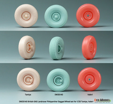 DEF Model DW35140 1/35 British SAS Landrover Pinkpanther wheel set (for Tamiya/italeri 1/35)