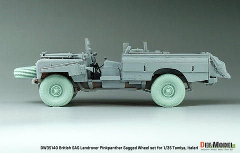 DEF Model DW35140 1/35 British SAS Landrover Pinkpanther wheel set (for Tamiya/italeri 1/35)
