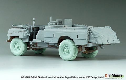 DEF Model DW35140 1/35 British SAS Landrover Pinkpanther wheel set (for Tamiya/italeri 1/35)