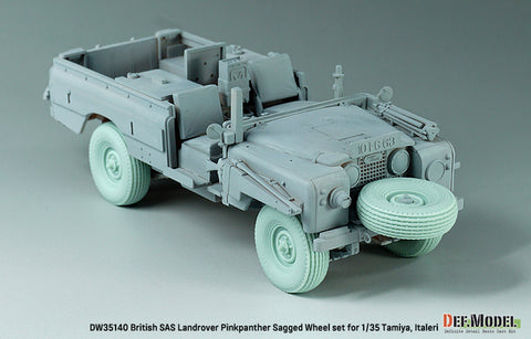 DEF Model DW35140 1/35 British SAS Landrover Pinkpanther wheel set (for Tamiya/italeri 1/35)