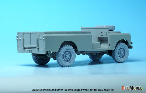 DEF Model DW35141 1/35  British land rover 109 LWB wheel set (for italeri 1/35)